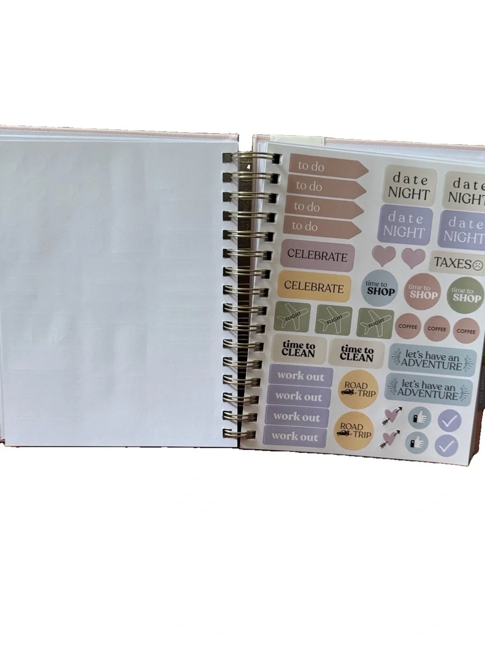 Eccolo Planner 2026- 2027 18-Month Weekly & Monthly Planner Hard Cover 8x7.5”